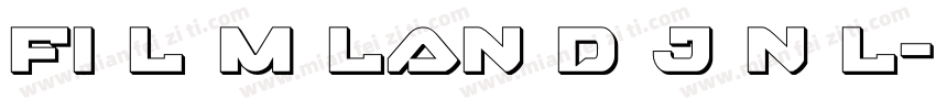 Fi l m lan d j n l字体转换